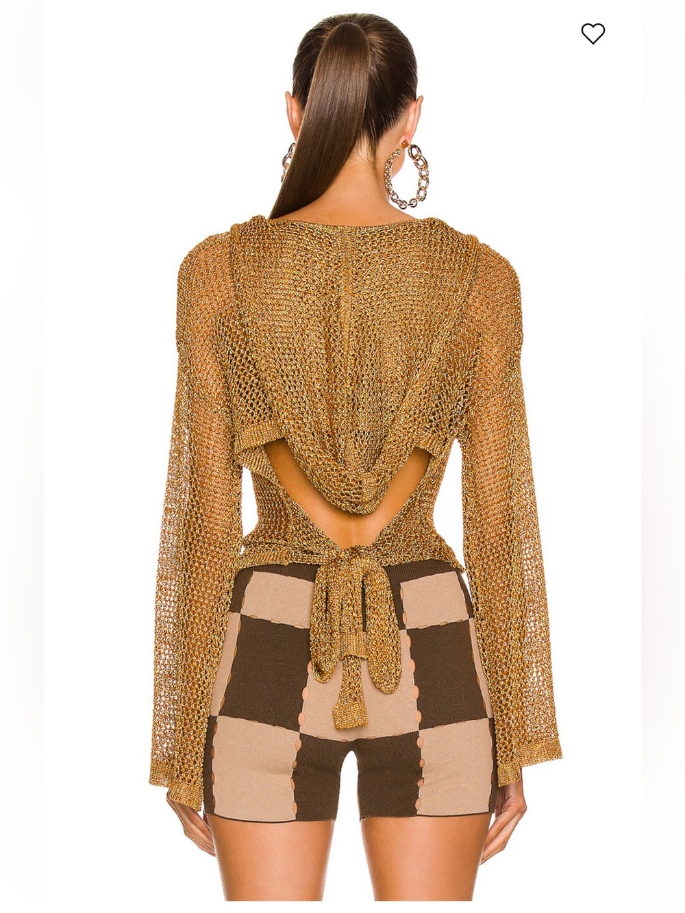 CULT GAIA Catherine Knit Crochet Coverup. Size XS - Picture 3 of 12